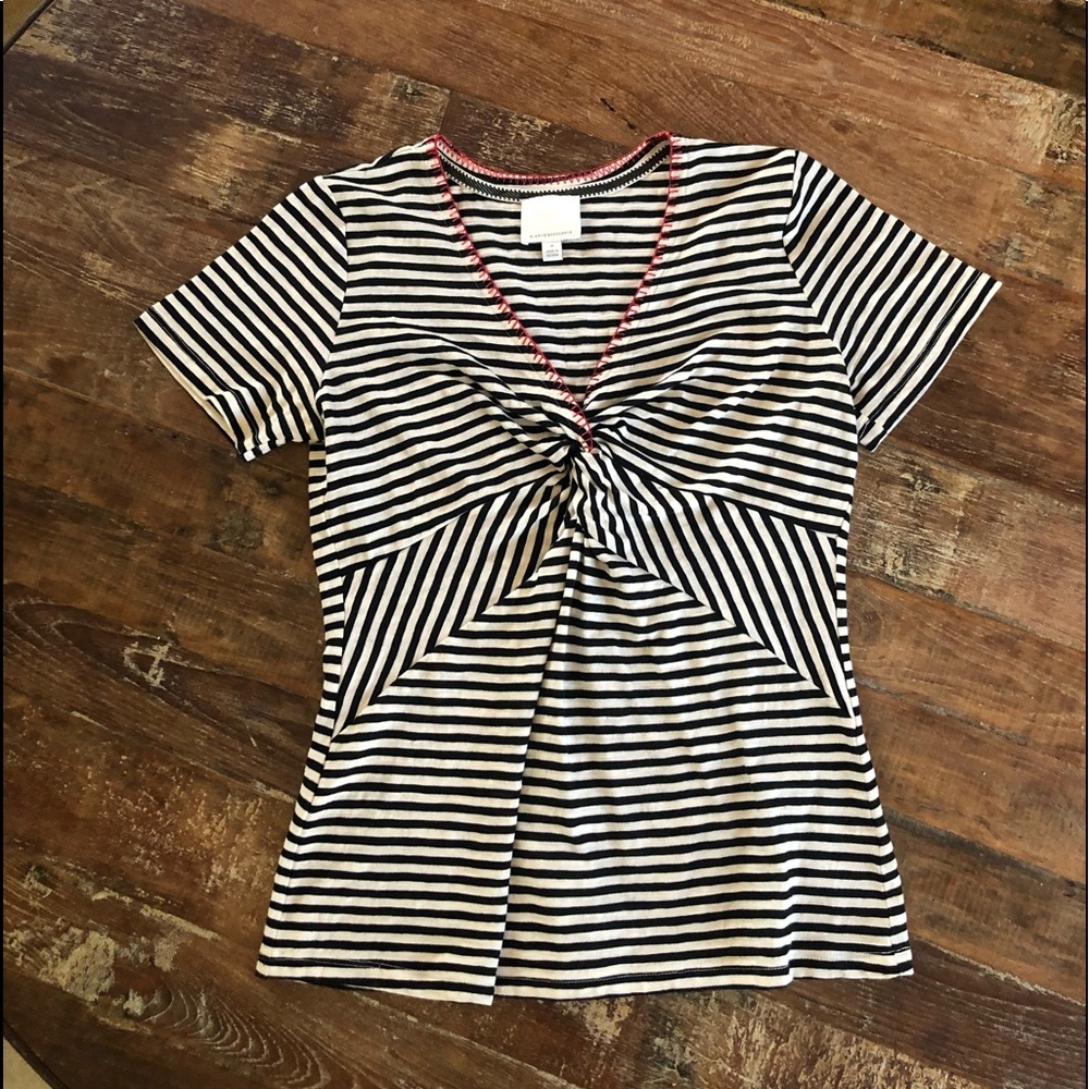 Anthropologie Short Sleeve Blouse
